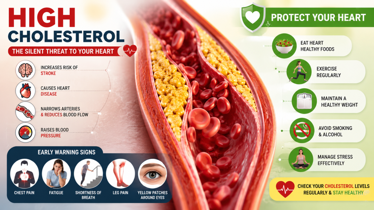 high cholestrol dangreous for health